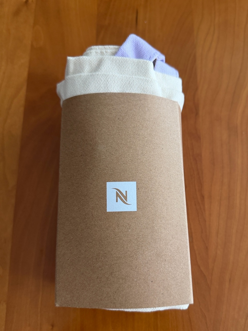 Nespresso Coffee Vibes Tote • White + Lavender • 2026 Edition • NWT